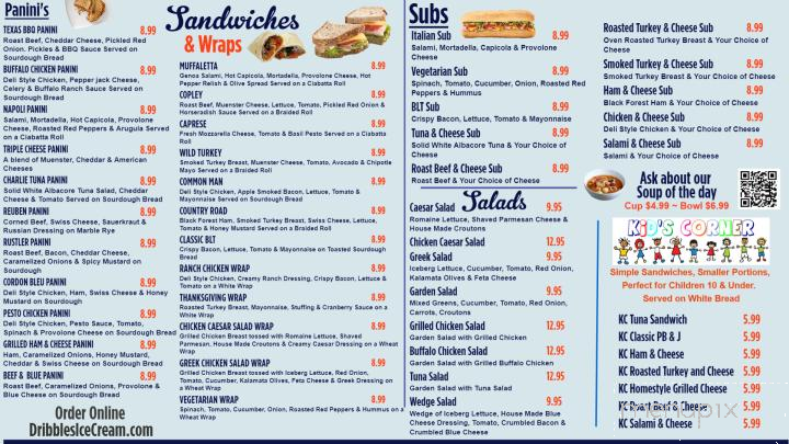 Dribbles North - Scituate, MA menu_pic