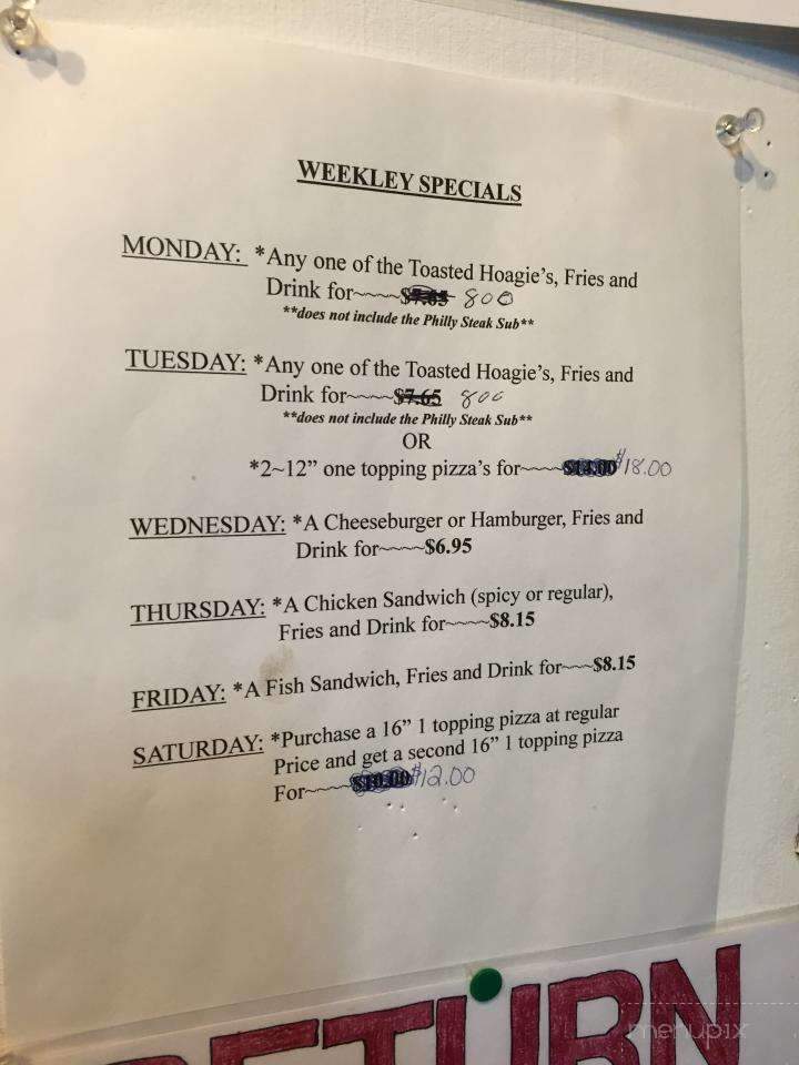 Family Pizza - Sistersville, WV menu_pic