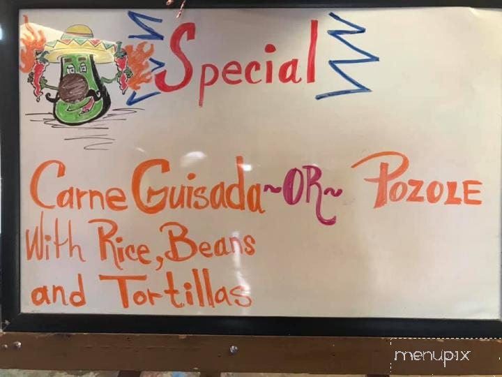 Josefina's Mexican Cafe - Azle, TX menu_pic