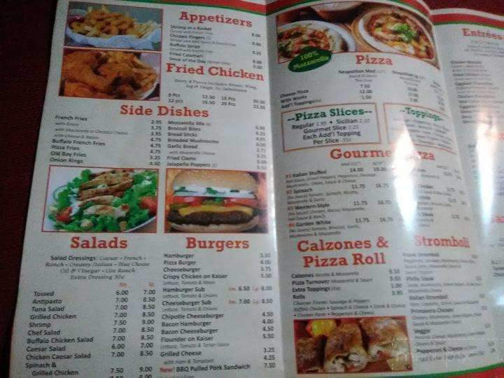 Frank's Pizzeria - New Castle, DE menu_pic