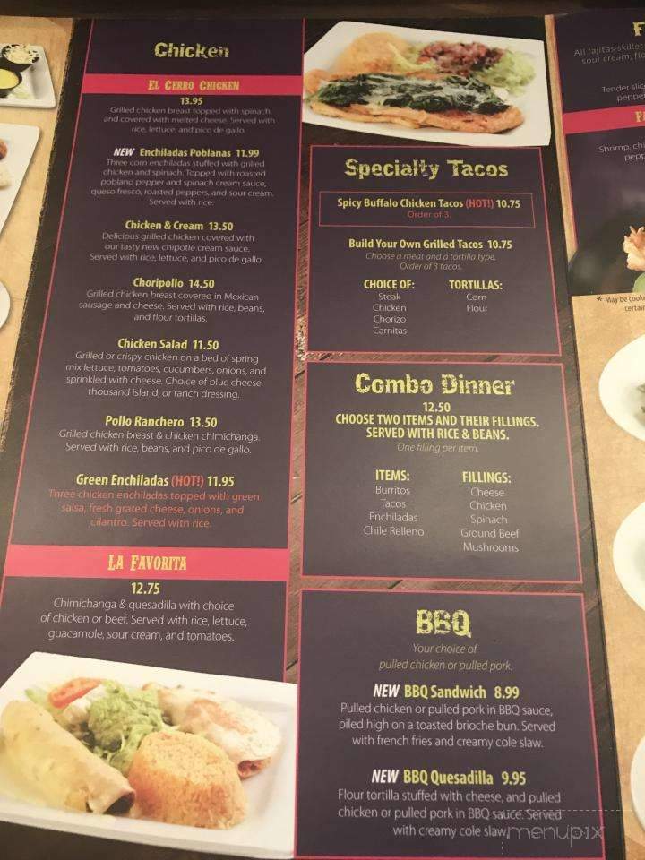 El Cerro Grande Of Georgetown - Georgetown, SC menu_pic