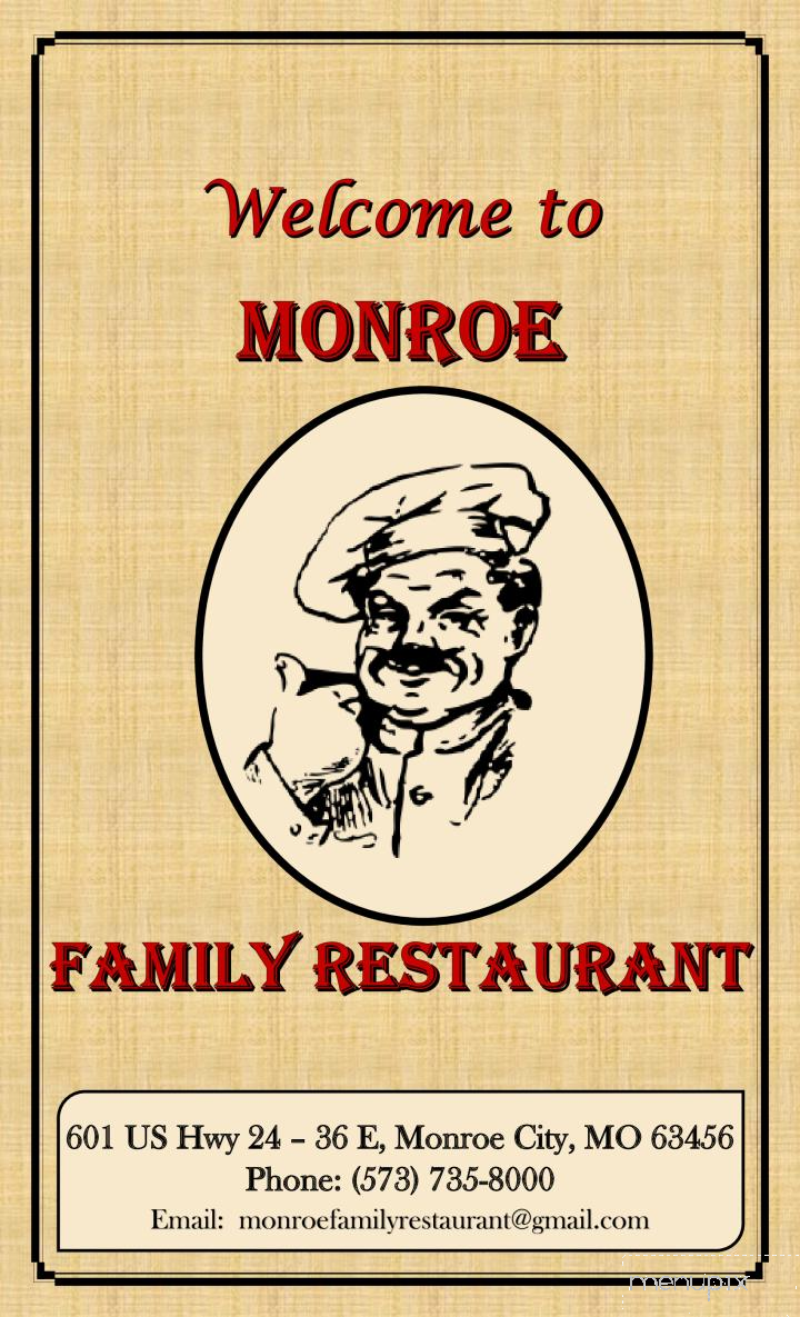 Monroe Family Restaurant - Monroe City, MO