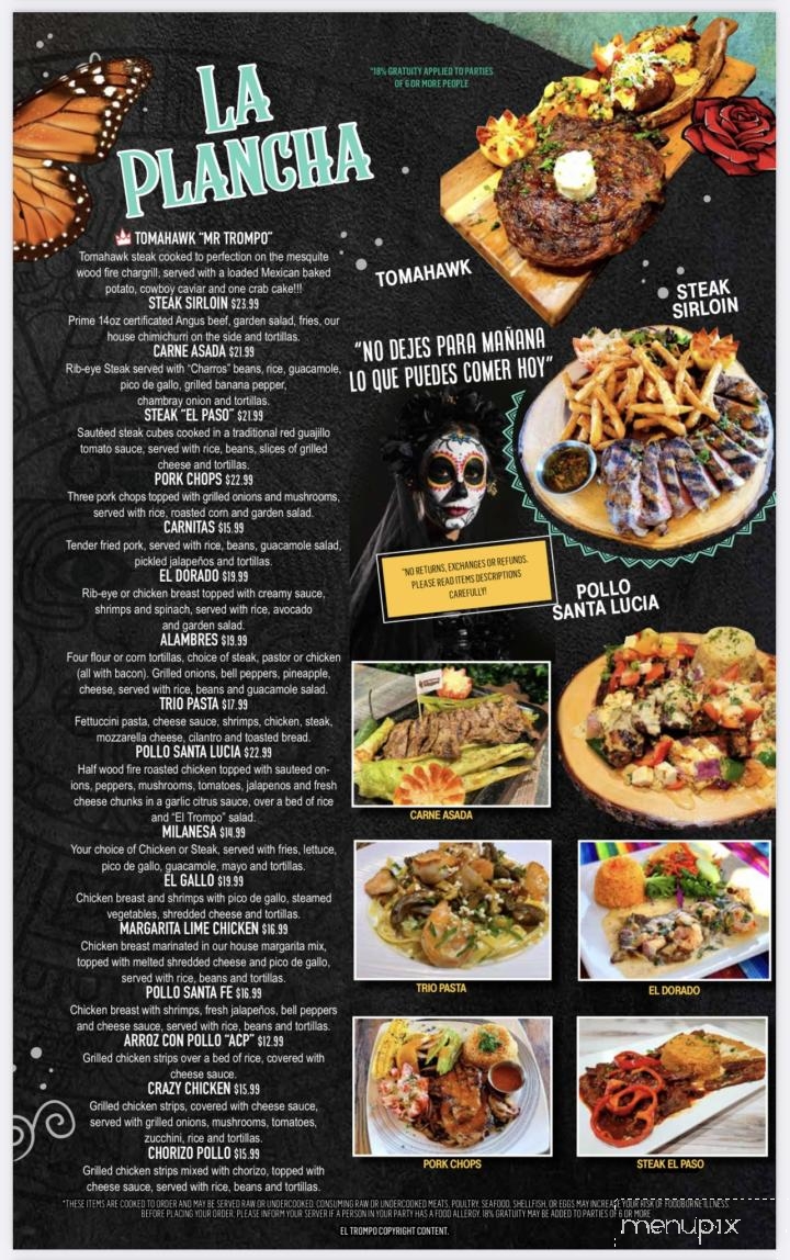 El Trompo - West Chester, OH menu_pic