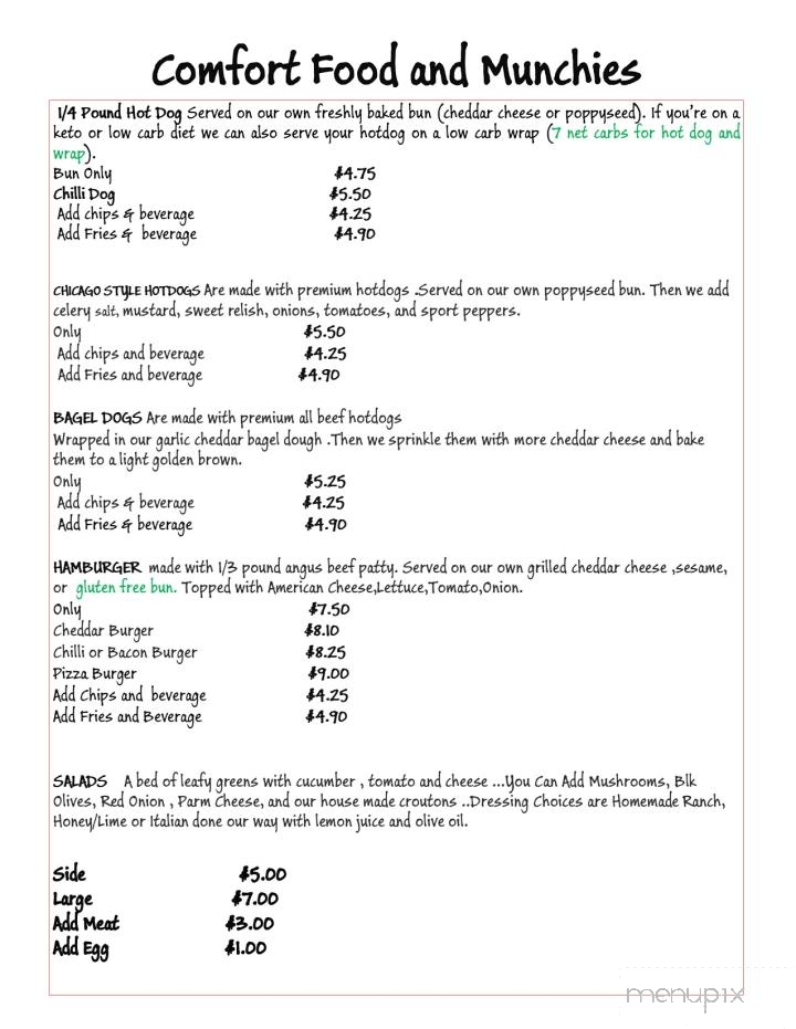 Cheesecakes Plus More Bakery and Cafe - Grandview, TN menu_pic