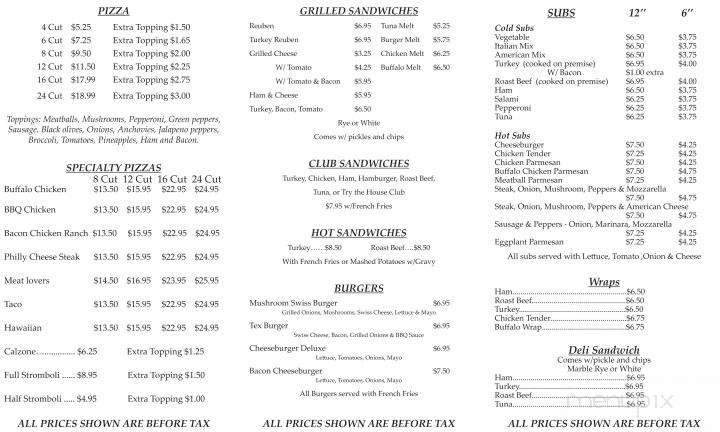 Menu of Sub King in Mechanicville, NY 12118