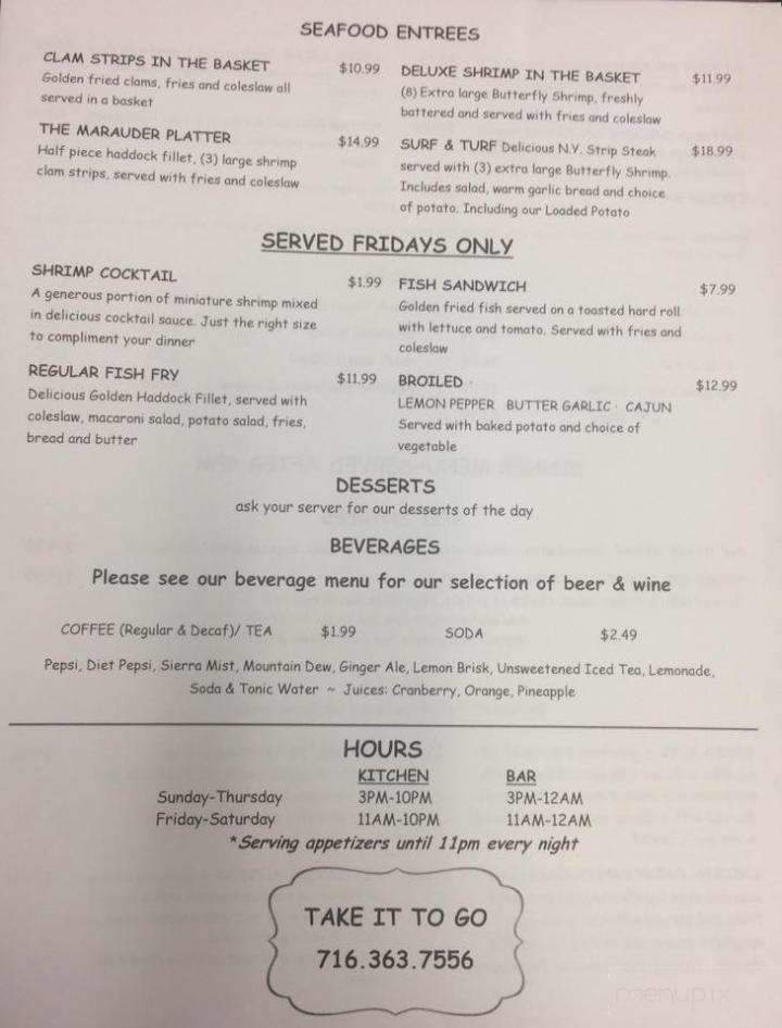 Kettle & Keg - Dunkirk, NY menu_pic