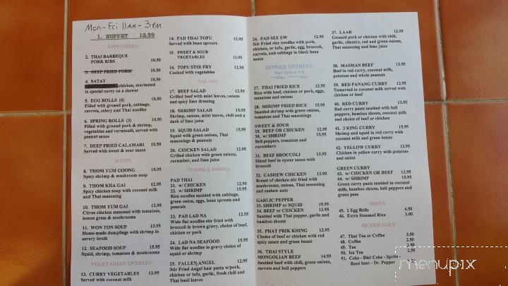 Thai Town - Kenai, AK menu_pic