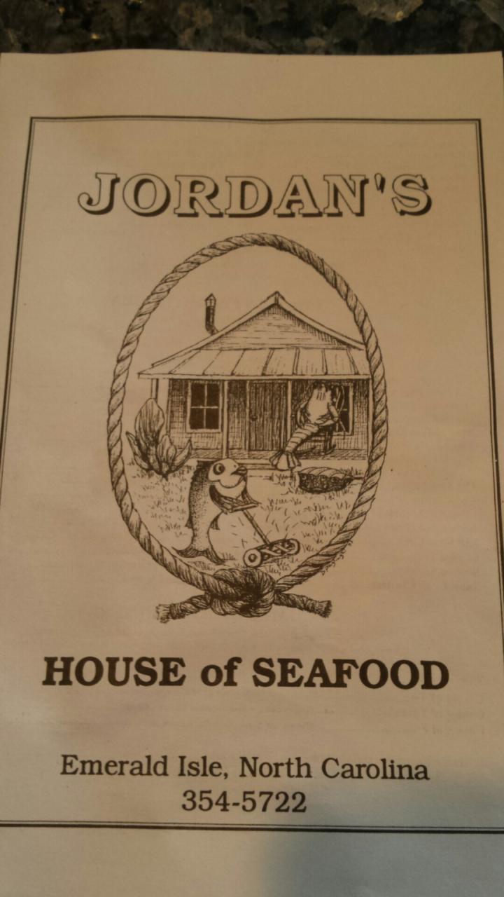 Jordan's House Of Seafood - Emerald Isle, NC menu_pic