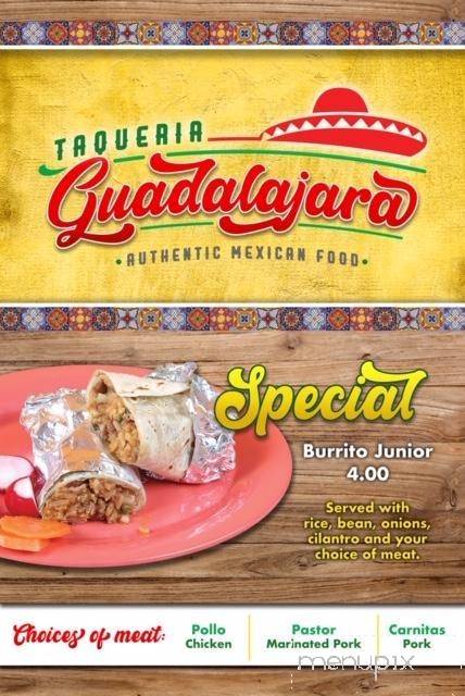 Taqueria Guadalajara - Columbus, OH menu_pic