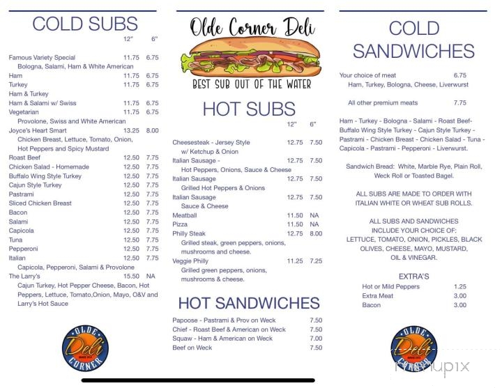 Olde Corner Deli - Mayville, NY