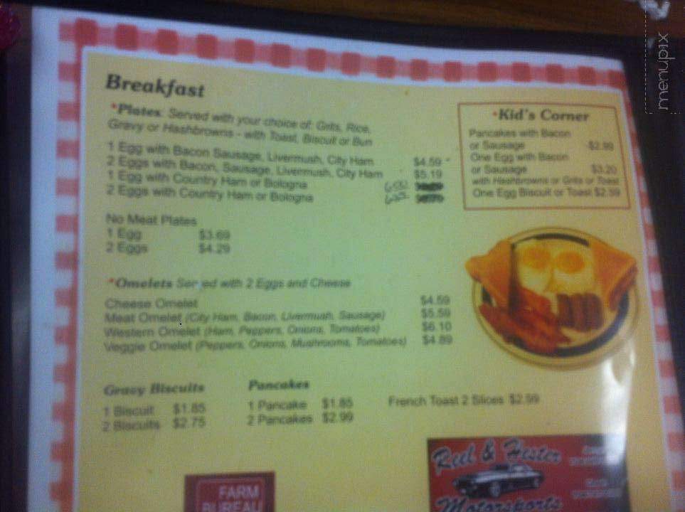 Online Menu of Granny B's Kitchen, Lincolnton, NC