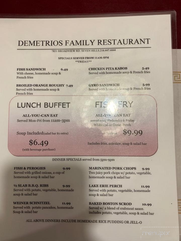 Demetrio's Family Restaurant - Cleveland, OH