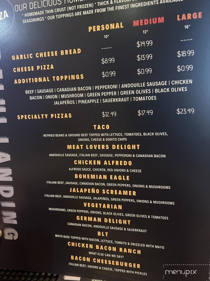 Delhi Landing - Delhi, IA menu_pic