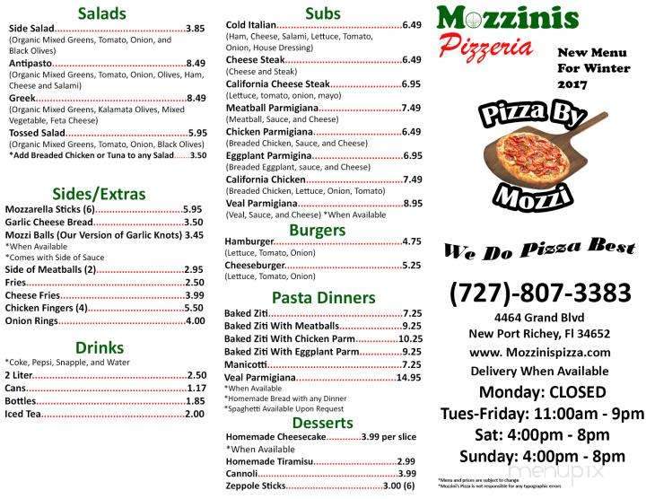 Mozzini's Pizza & Wings - New Port Richey, FL