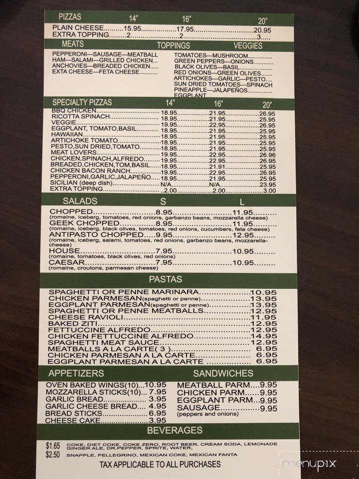 Pepe's NY Pizza - Studio City, CA menu_pic
