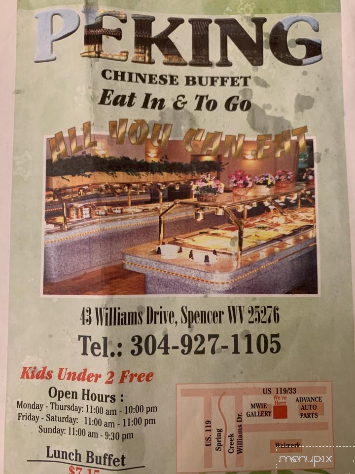 Peking Restaurant - Spencer, WV