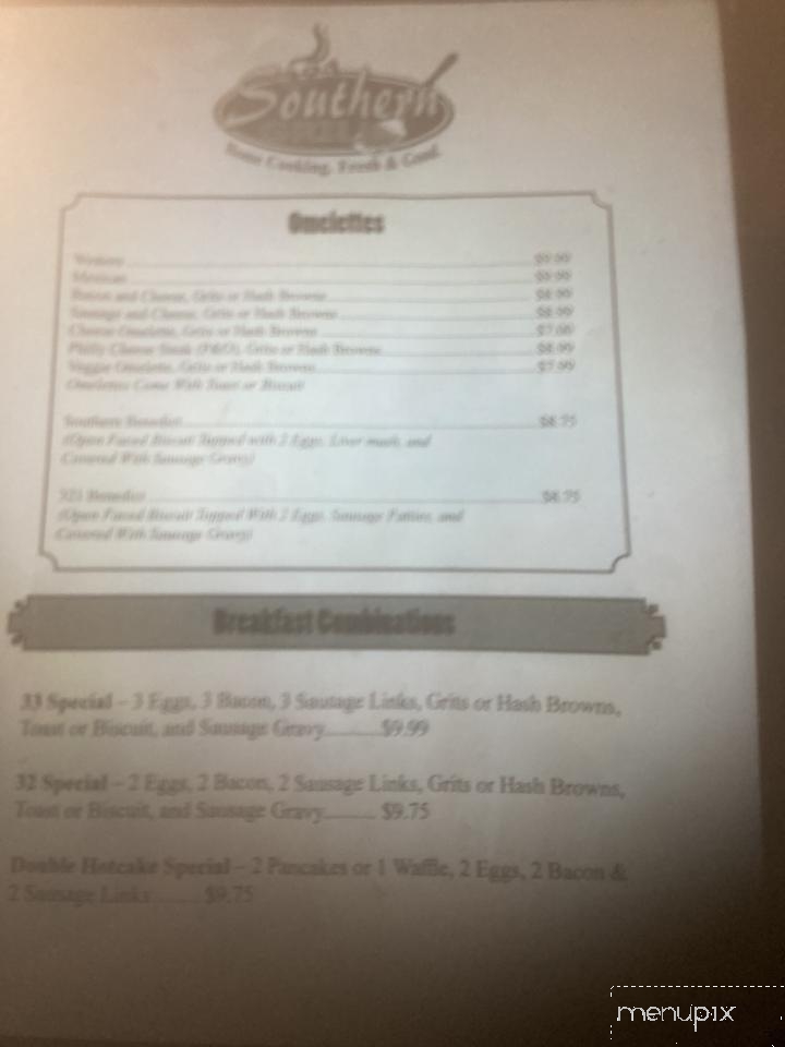 Southern Grill - York, SC menu_pic