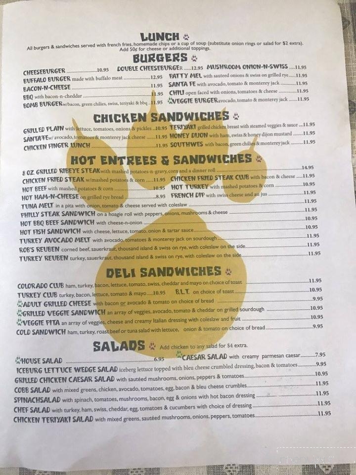 Mountain Lyon Cafe - Silverthorne, CO menu_pic