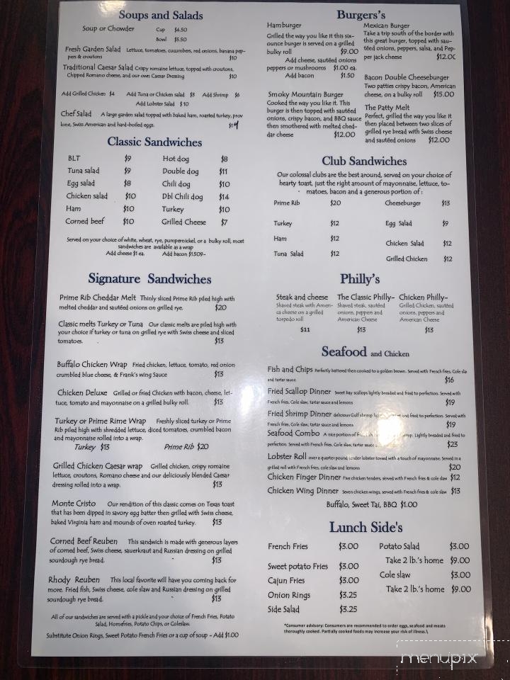 The Hungry Haven - Charlestown, RI menu_pic