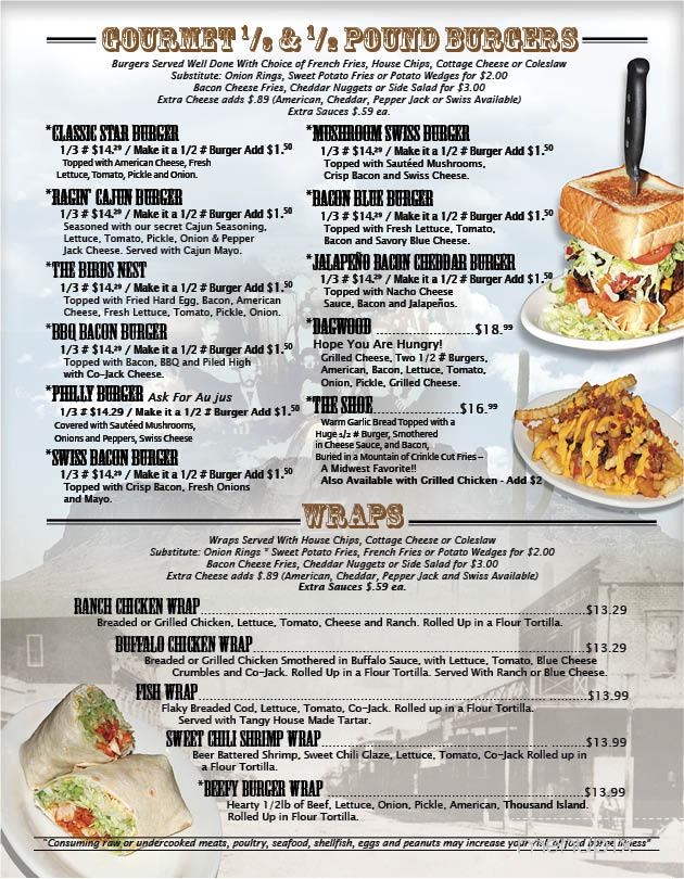 Star Bar & Grill - Fairfax, IA menu_pic