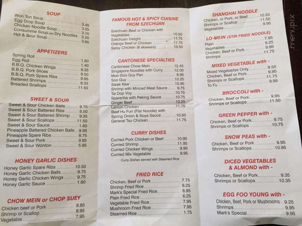 Marks Restaurant - Minden Hills, ON menu_pic