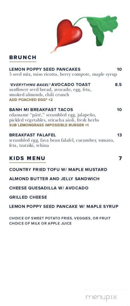 Vital Root - Denver, CO menu_pic