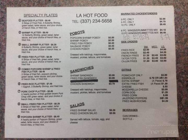 La Hotfood & La Seafood - Lafayette, LA
