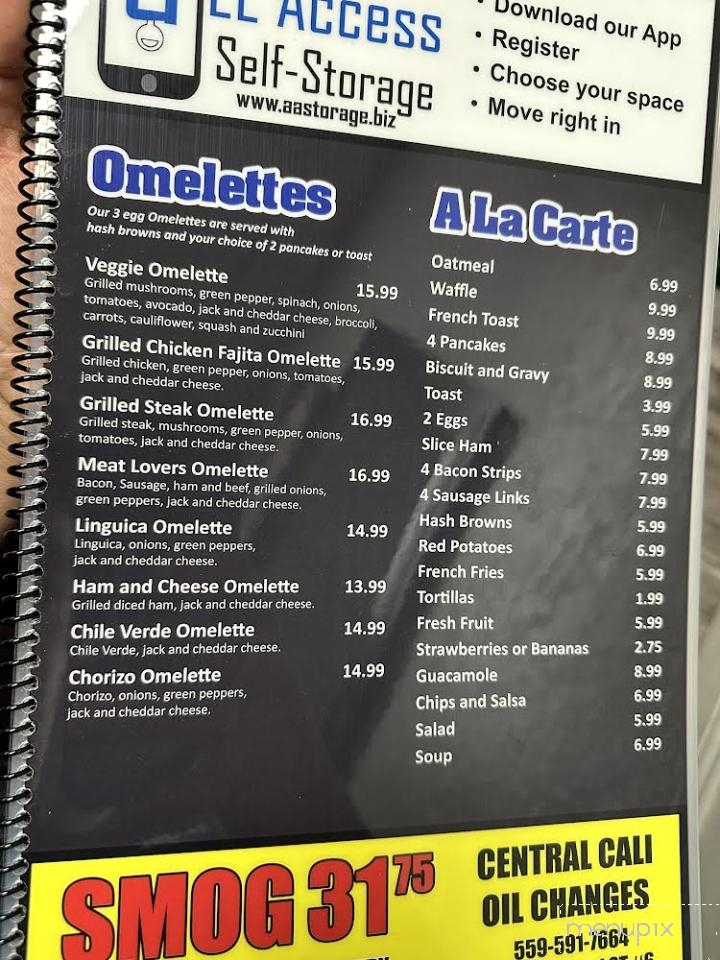 M & J Family Restaurant - Dinuba, CA menu_pic