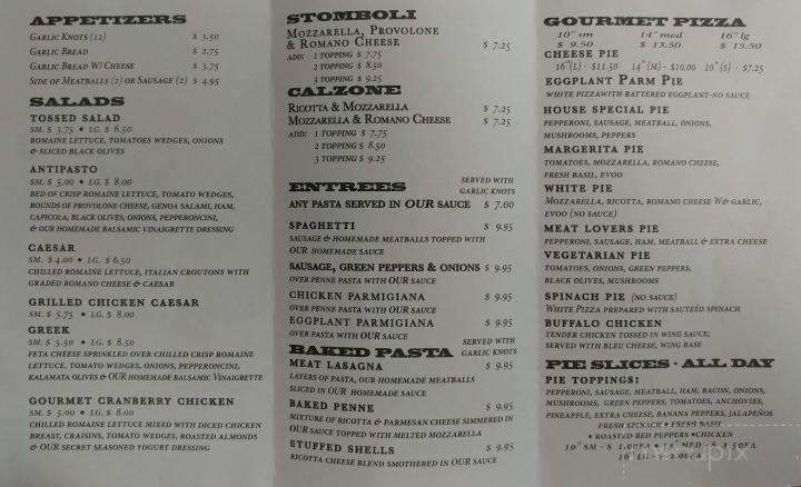 J's Pizzeria - Tavares, FL menu_pic