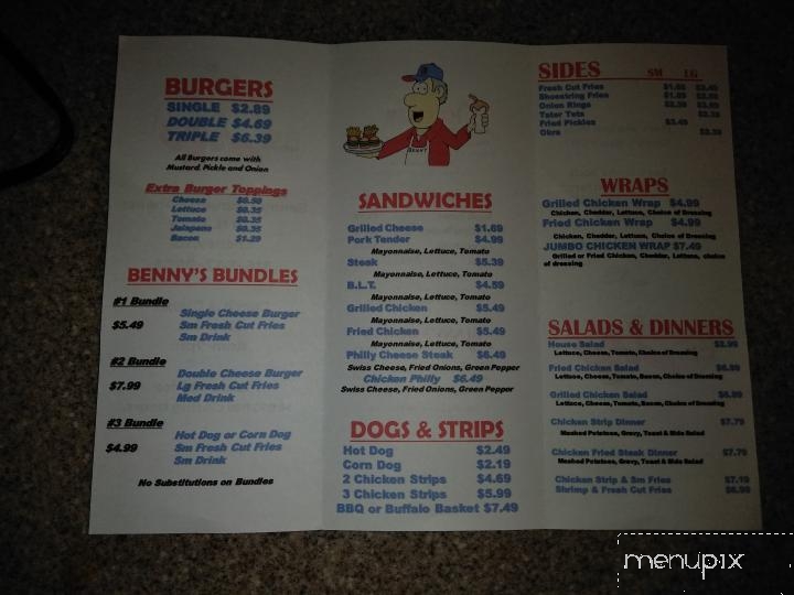 Benny's Burgers and Shakes - Cheney, KS