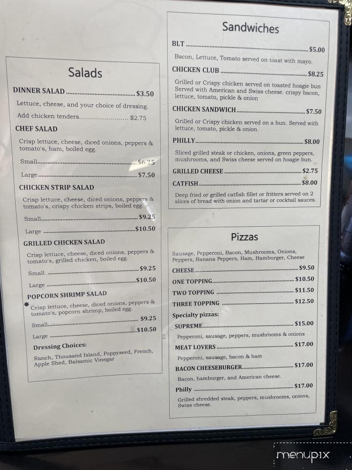 AJ's Bar and Grill - Brussels, IL menu_pic