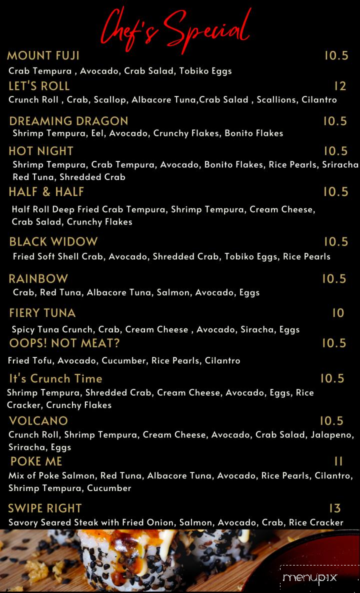 Little Fuji Grill - Laurinburg, NC menu_pic