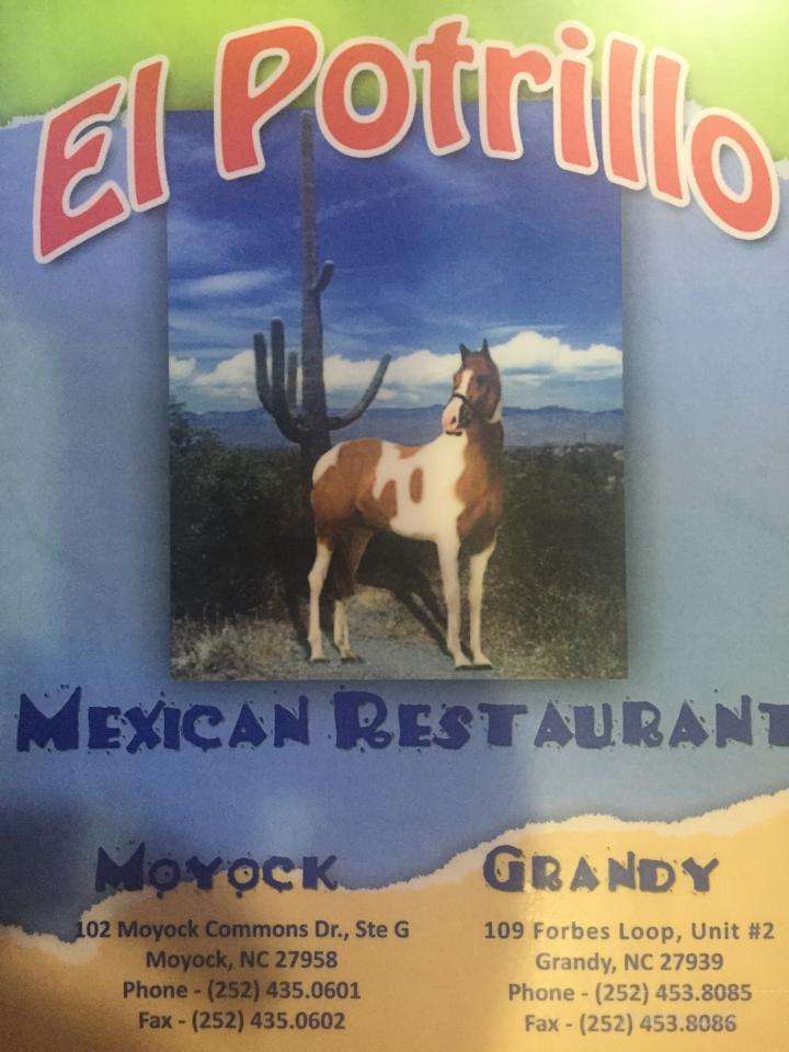 El Potrillo - Moyock, NC menu_pic