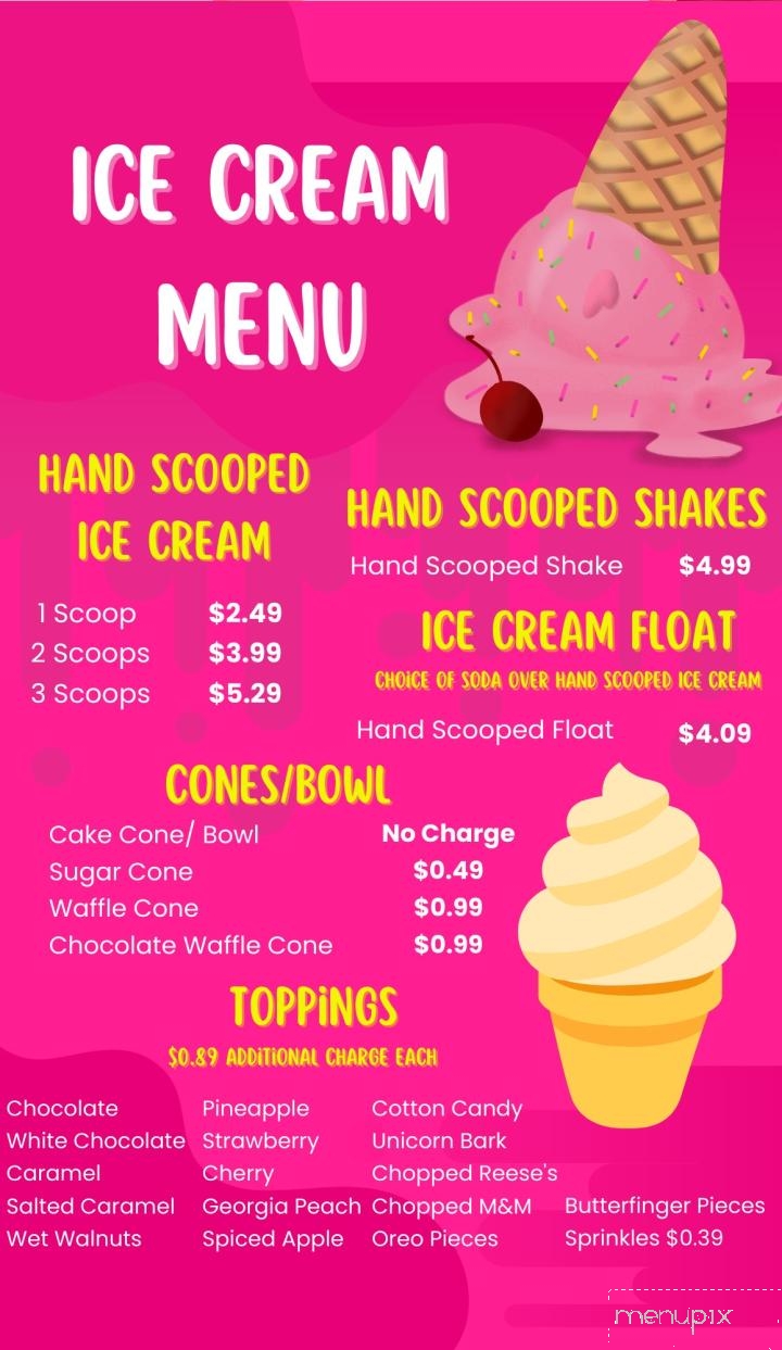 The View Cafe - King, NC menu_pic