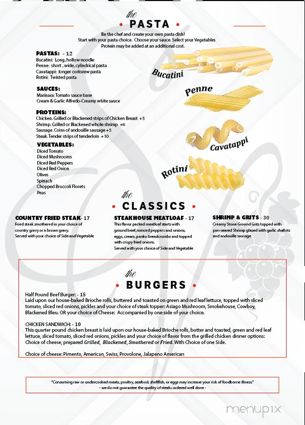Southern Vine's - Benson, NC menu_pic