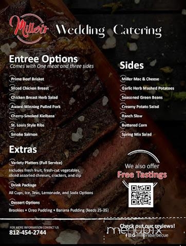 Miller's Catering Barbecue Weddings - Evansville, IN menu_pic