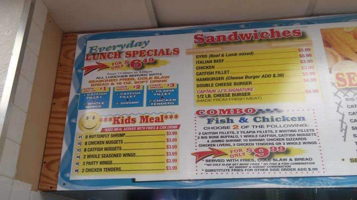 JR Fish & Chicken - Memphis, TN menu_pic