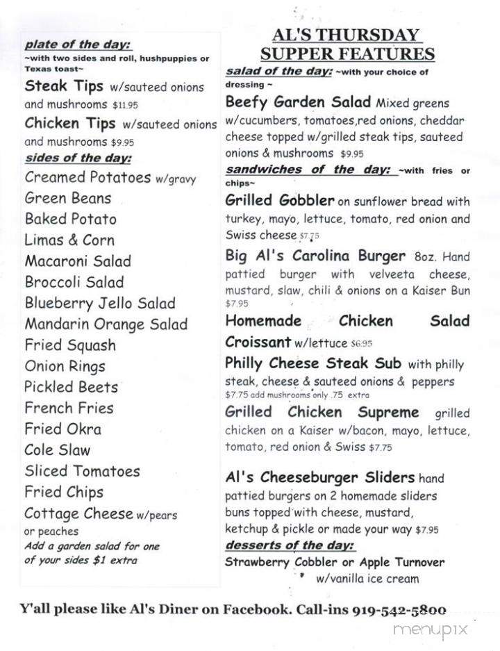 Al's Diner - Pittsboro, NC