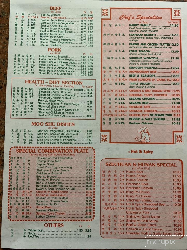 Peking Gourmet - Wilmington, NC menu_pic