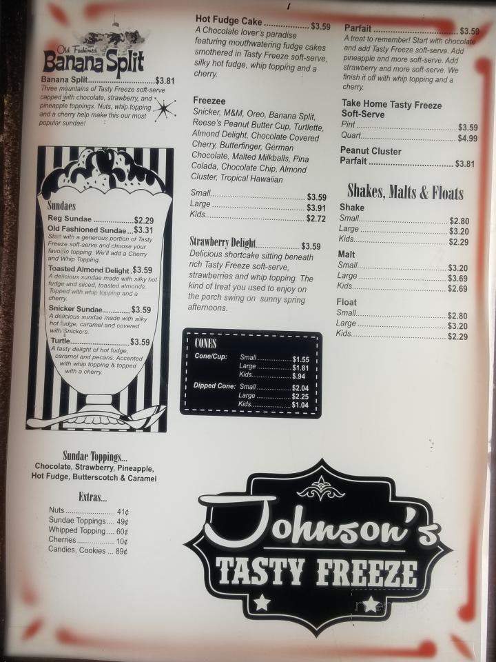 Tastee Freez - Cabot, AR menu_pic
