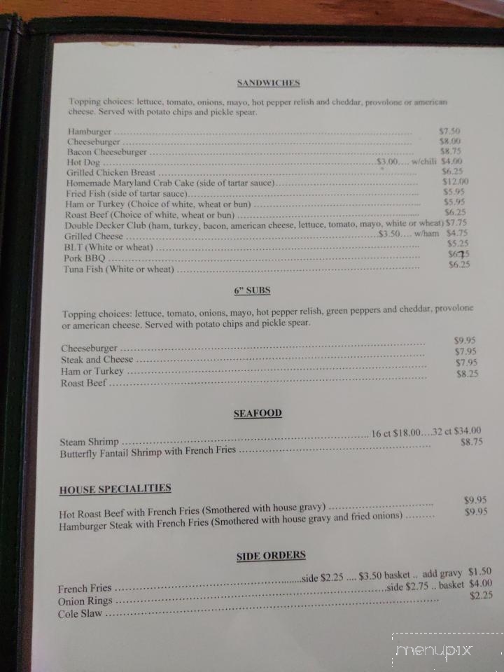 Cactus Flats - Frederick, MD menu_pic
