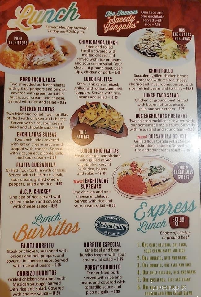 La Cocina - Lakewood, NY menu_pic