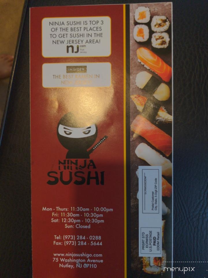 Ninja Sushi - Nutley, NJ