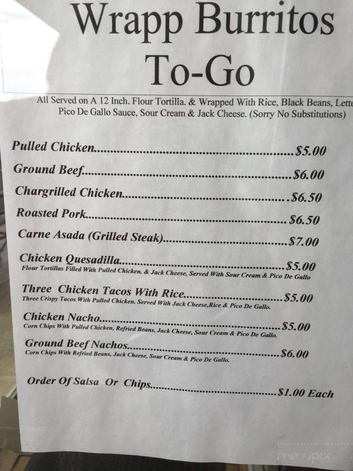 Delicia's - Lynchburg, VA menu_pic