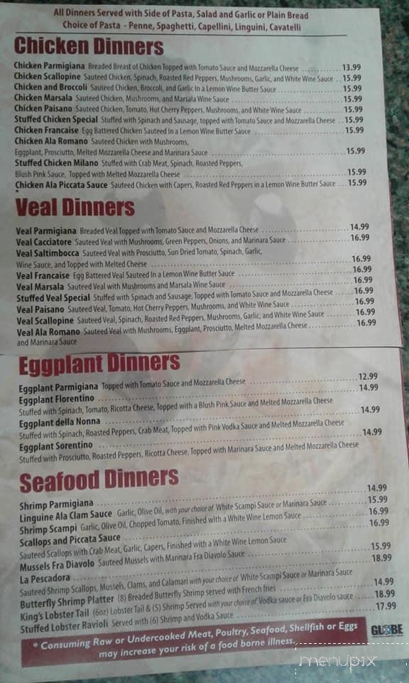King's Pizzeria - Berwick, PA menu_pic