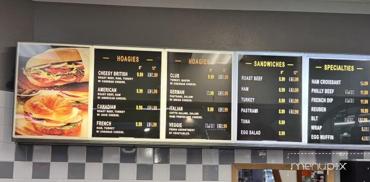 Hoagie's Sub Express-Chevron - Gig Harbor, WA menu_pic