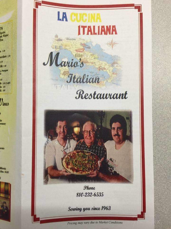 Mario's Restaurant & Pizzeria - Flint, MI