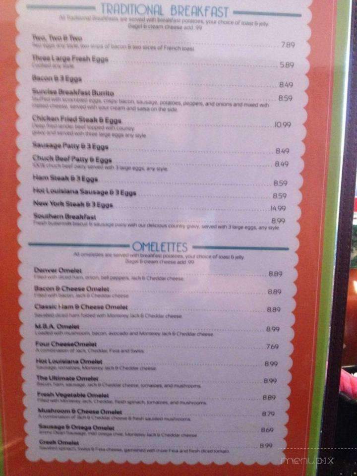 Crest Cafe - Riverside, CA menu_pic