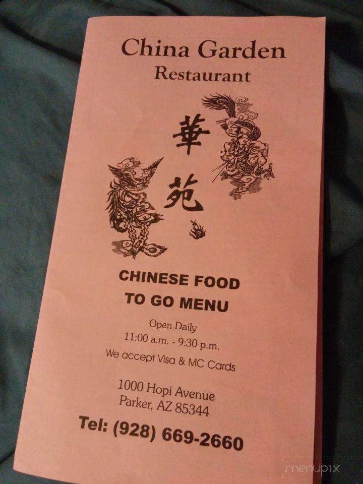 22++ China garden restaurant parker az 85344 information
