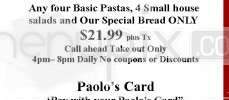 Paolos Pasta and Grill - Ozark, MO menu_pic